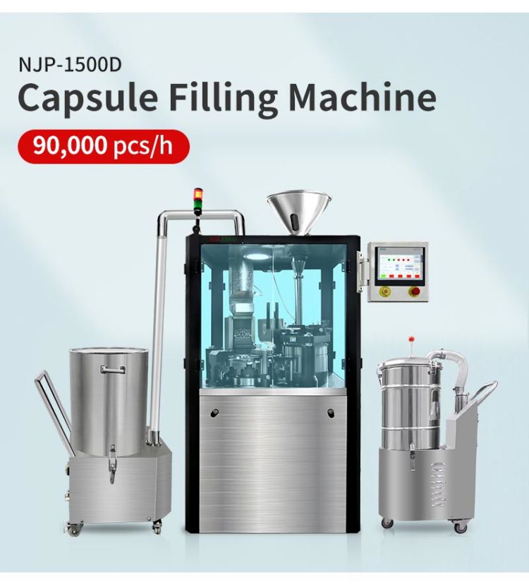 machine de remplissage de capsules de taille 1