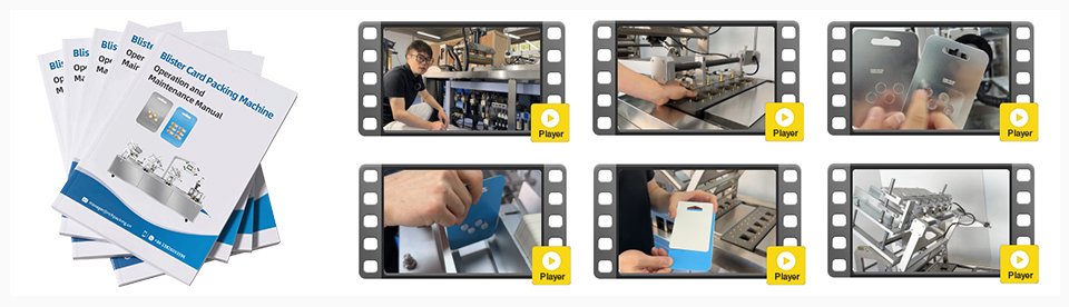 blister card machine manual