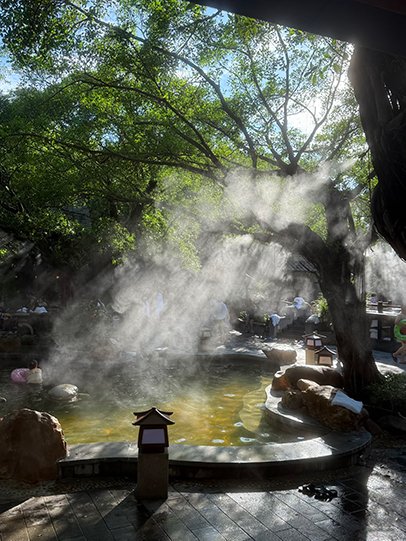 Yushan hot spring