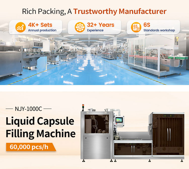 liquid capsule filling machine