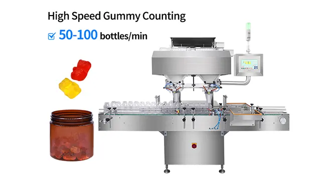 high speed gummy counting machine