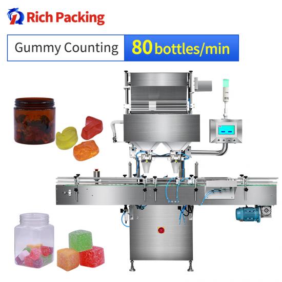 CBD gummy bottling packaging machine