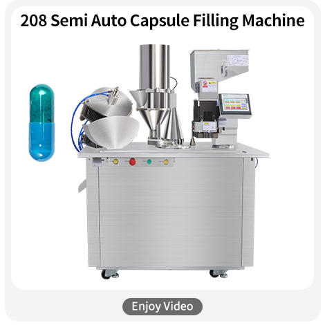 Machine de remplissage de capsules semi-automatique 208
