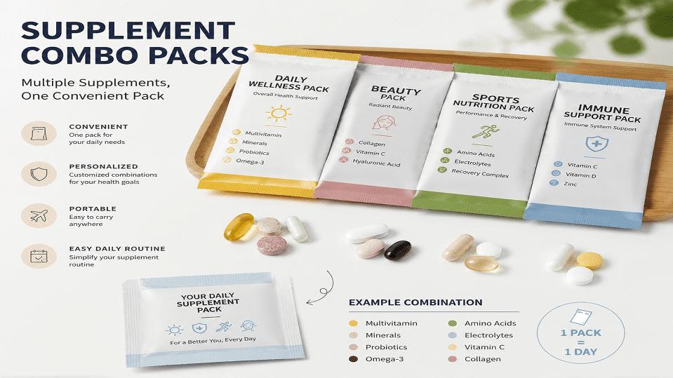 Lots combinés de compléments alimentaires : comment une machine de comptage et d'ensachage rend cela possible