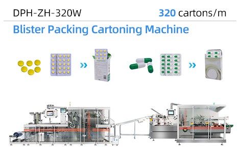 High Speed Blister Packing Cartoning Machine Line