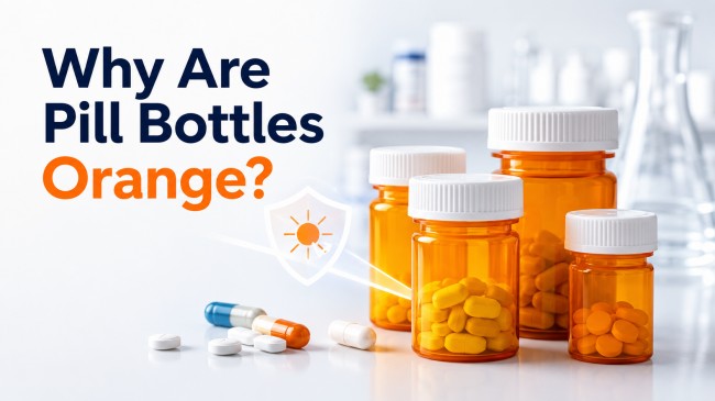 Pourquoi les flacons de comprimés sont-ils orange ? Comment la conception des flacons aide à protéger les médicaments