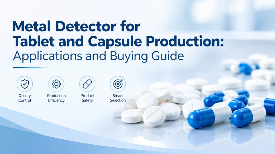 Détecteur de métaux pour la production de comprimés et de gélules : applications et guide d'achat